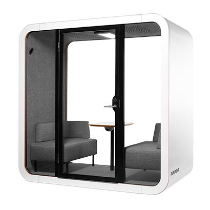 Framery Q meeting booth in white
