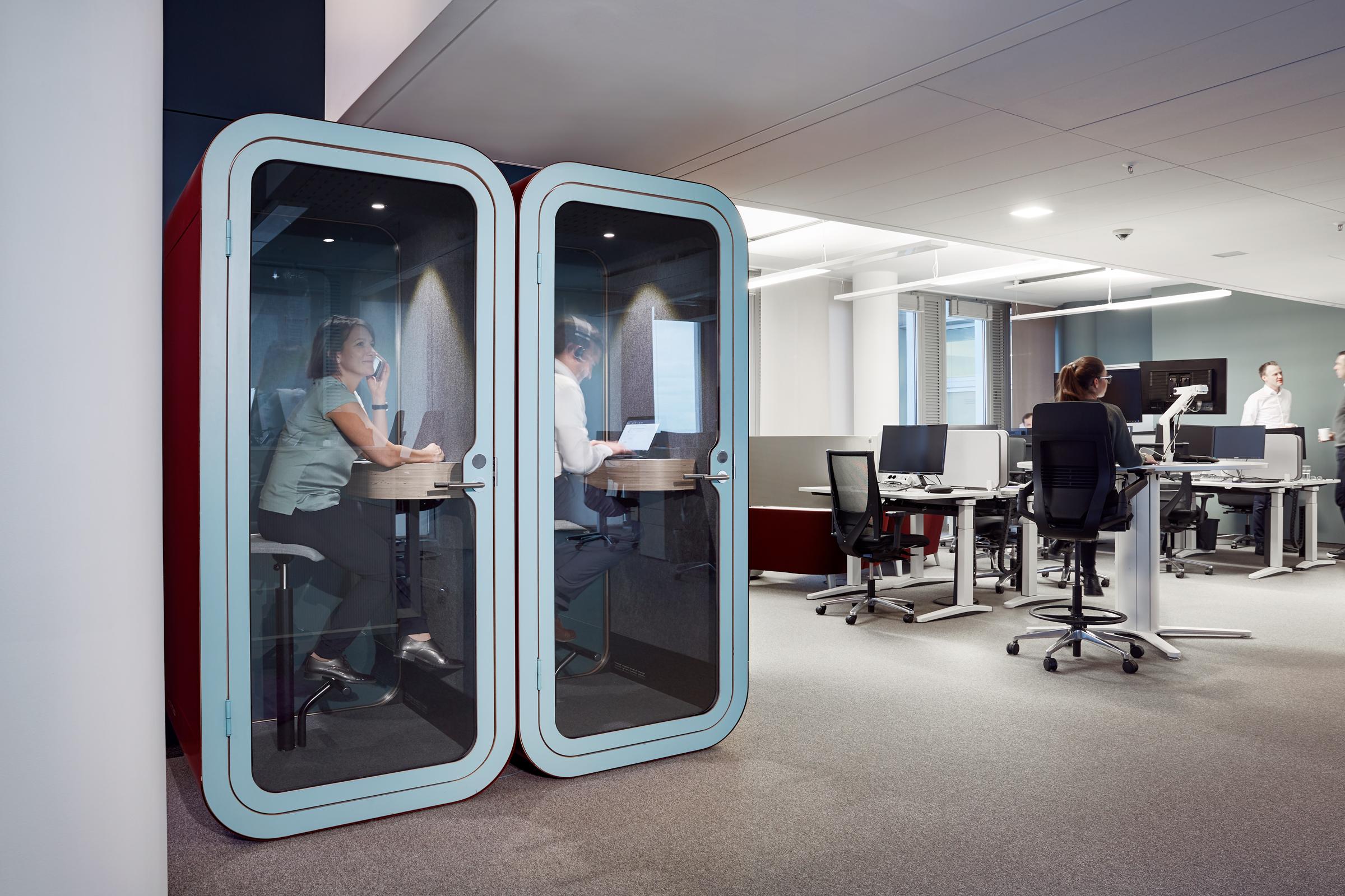 Framery O is a good fit for a video conferencing pod