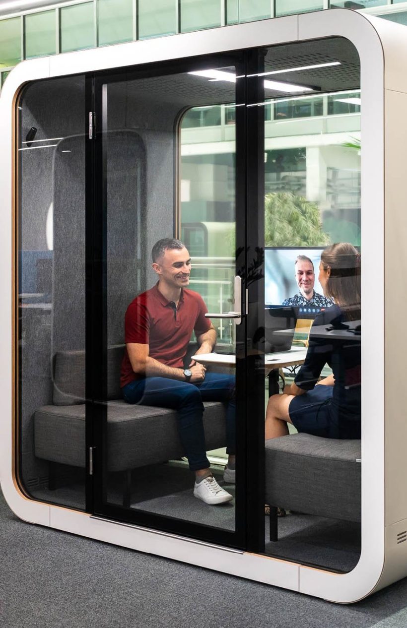 Soundproof Pods & Booths for Individuals and Teams of Up To 6