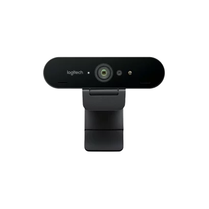 Logitech Brio Ultra HD web camera.