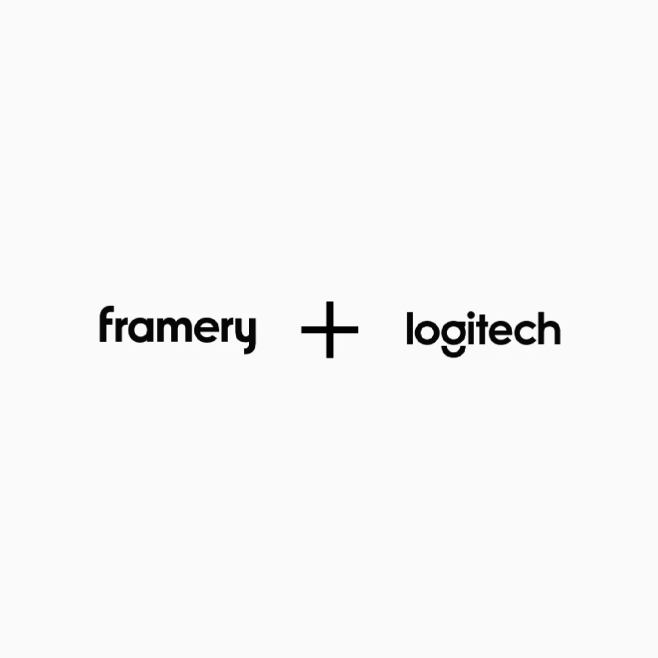 Framery and Logitech logos.