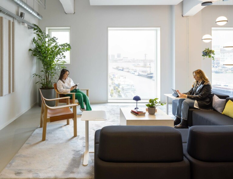Women working in the Personio office in Amsterdam