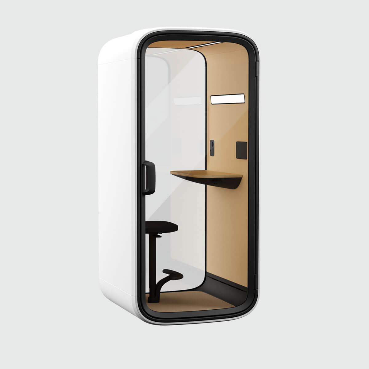 Framery One Compact, a smart office phone booth.
