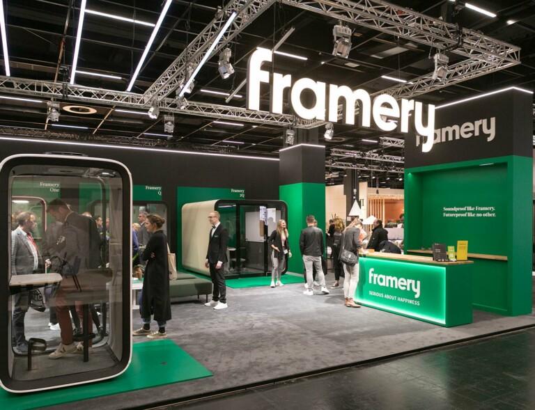 Framery at Orgatec Event in Cologne Germany